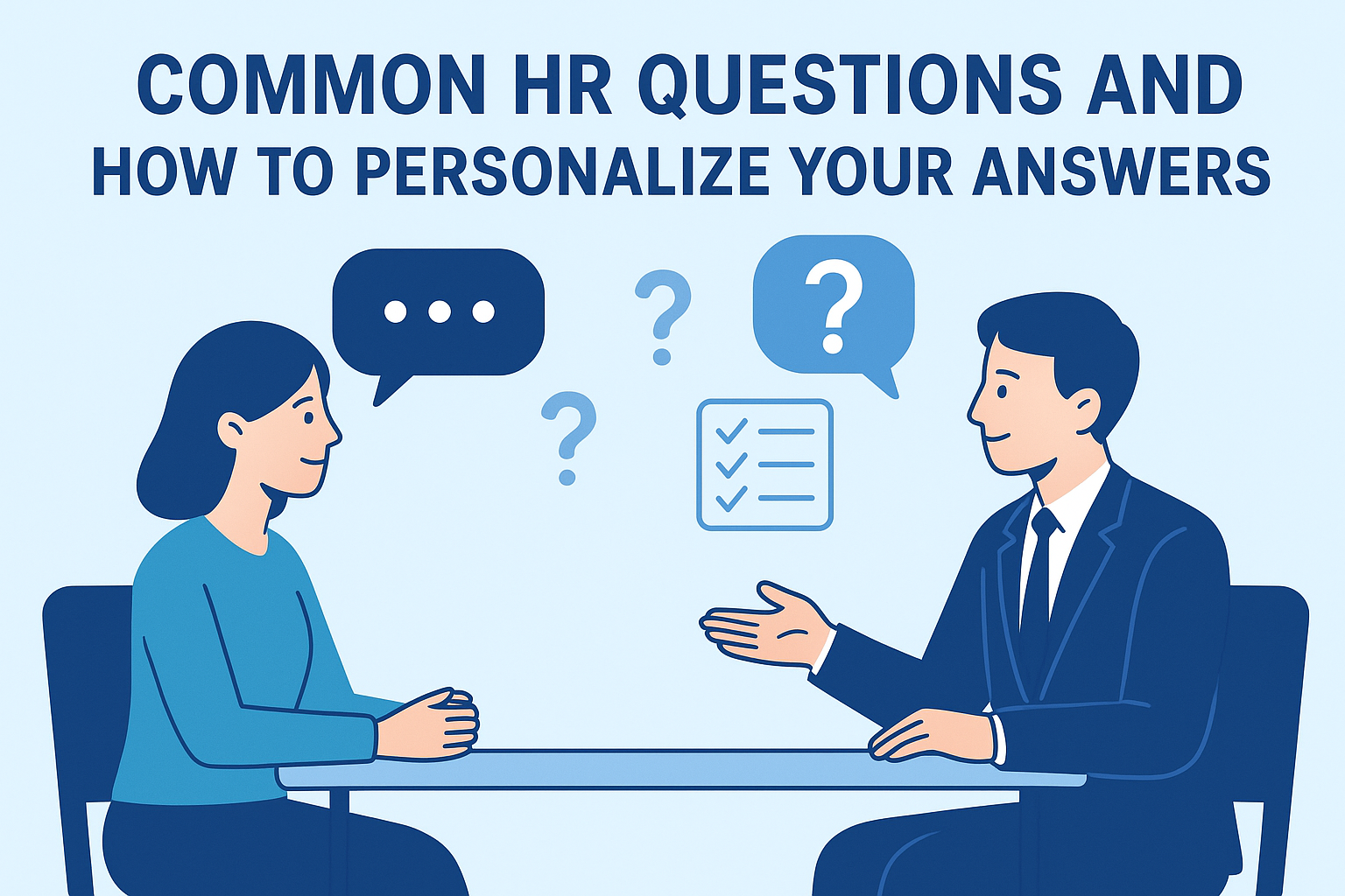 Common HR Questions and How to Personalize Your Answers