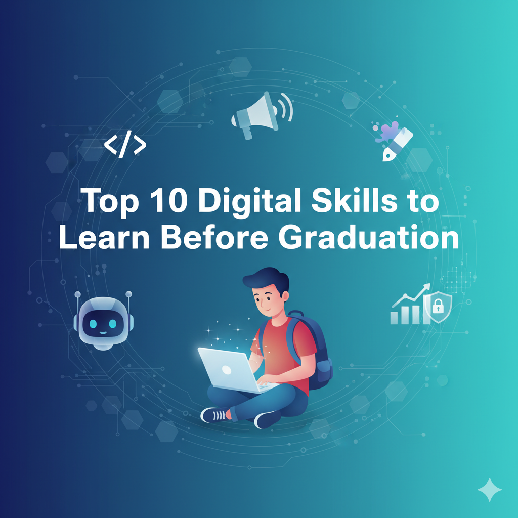 Top 10 Digital Skills to Learn Before Graduation